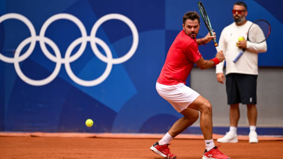 Stan Wawrinka en los Juegos Olímpicos de París 2024. Foto: Getty