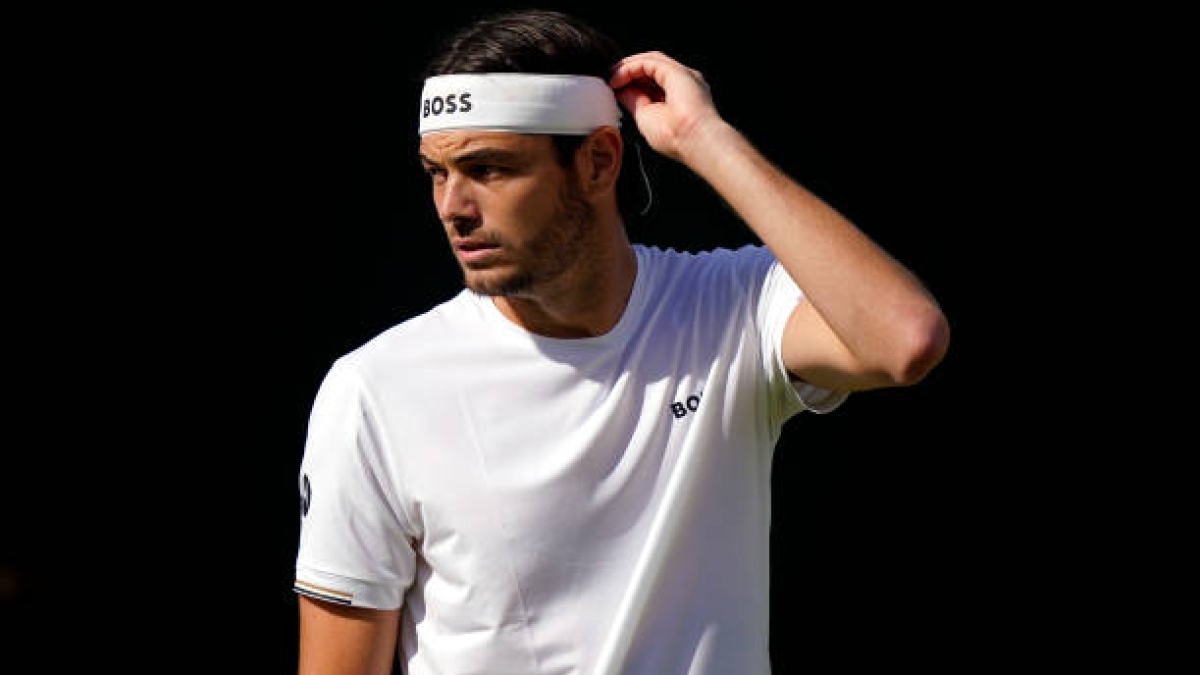 Taylor Fritz en Wimbledon 2024. Foto: Getty