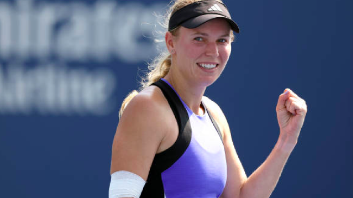 Caroline Wozniacki avanza en el US Open 2024. Fuente: Getty