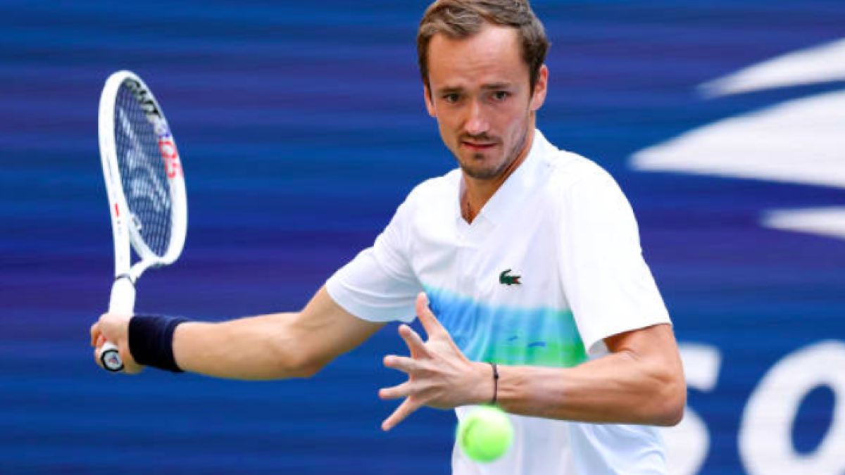 Daniil Medvedev avanza raudo en el US Open 2024. Fuente: Getty