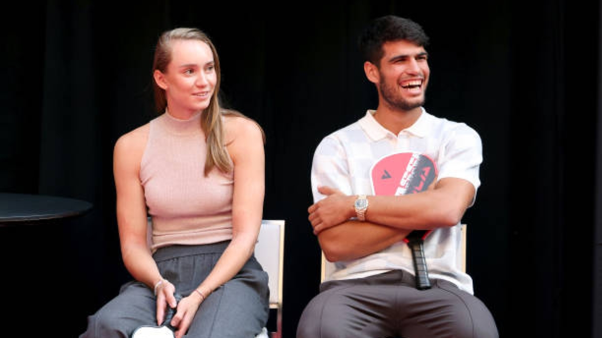 Alcaraz plays pickleball. Photo: Getty Images