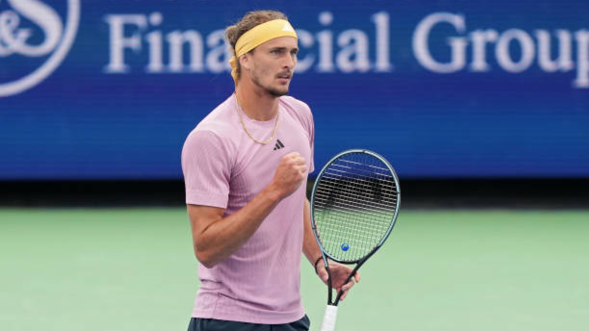 Alexander Zverev, en Cincinnati 2024. Foto: gettyimages