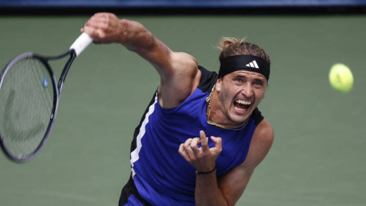 Alexander Zverev at the US Open 2024. Photo: Getty