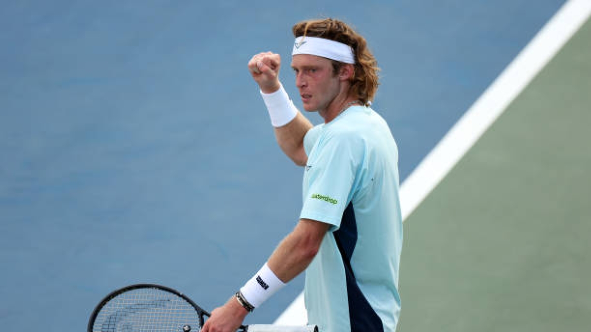 Andrey Rublev, at the US Open 2024. Photo: gettyimages.