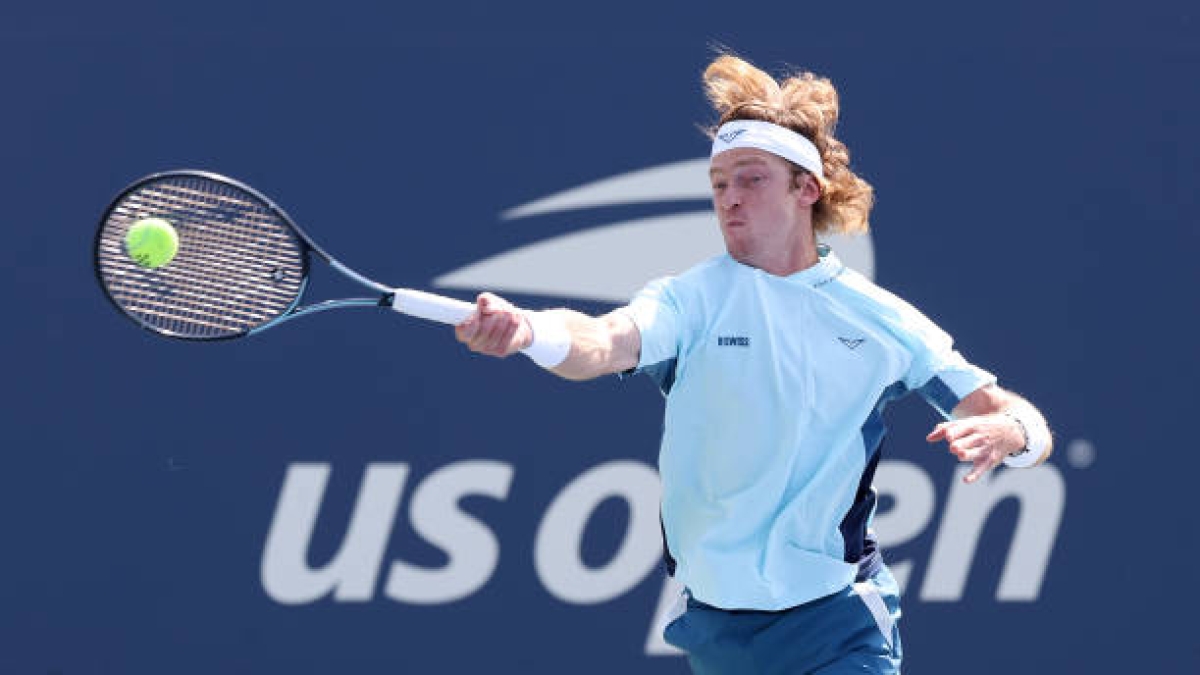 Andrey Rublev, en US Open 2024. Foto: gettyimages