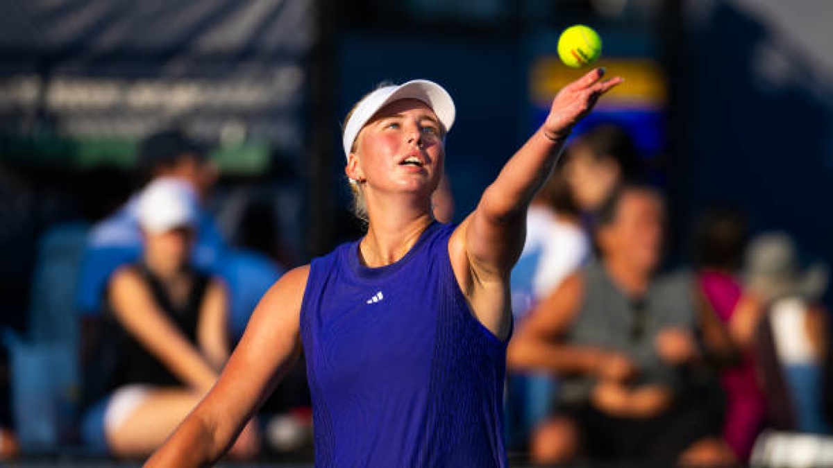 Clara Tauson criticizes US Open 2024 balls. Photo: gettyimages