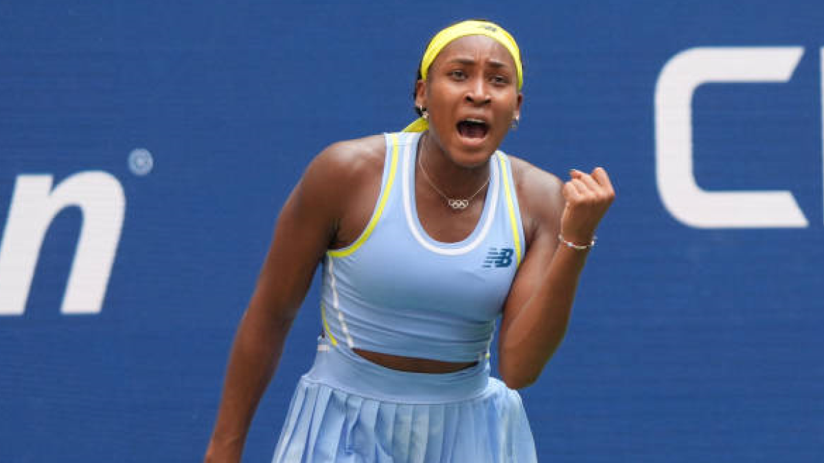 Coco Gauff at the US Open 2024. Photo: getty