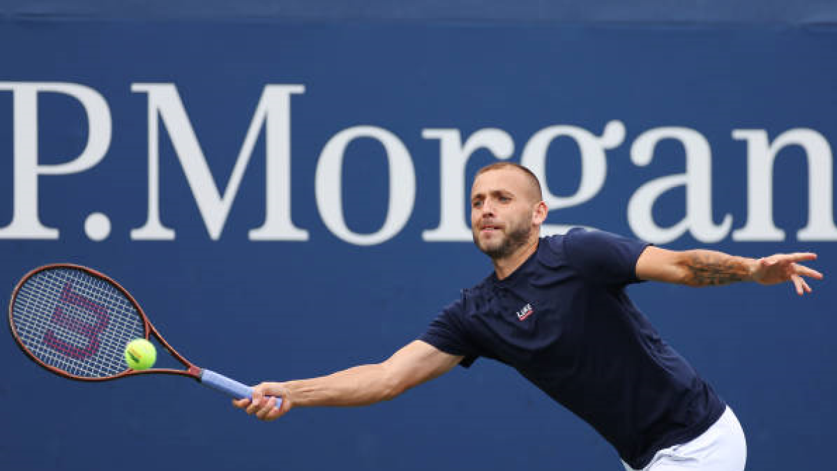 Daniel Evans at the US Open 2024. Photo: Getty