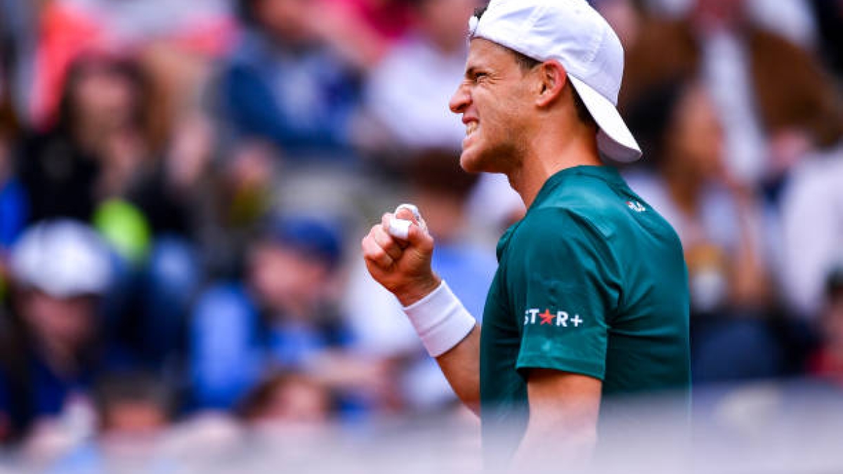 Diego Schwartzman, close to qualifying for the main draw of the US Open 2024. Photo: Getty