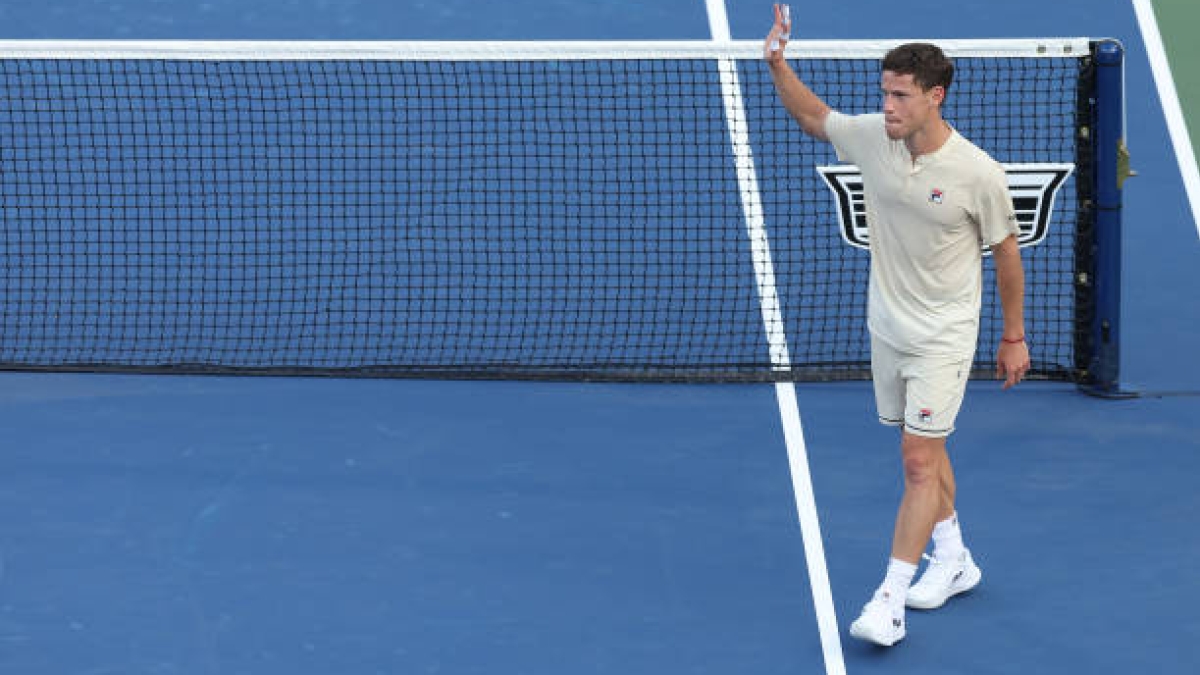Diego Schwartzman se despide del US Open 2024. Foto: Getty