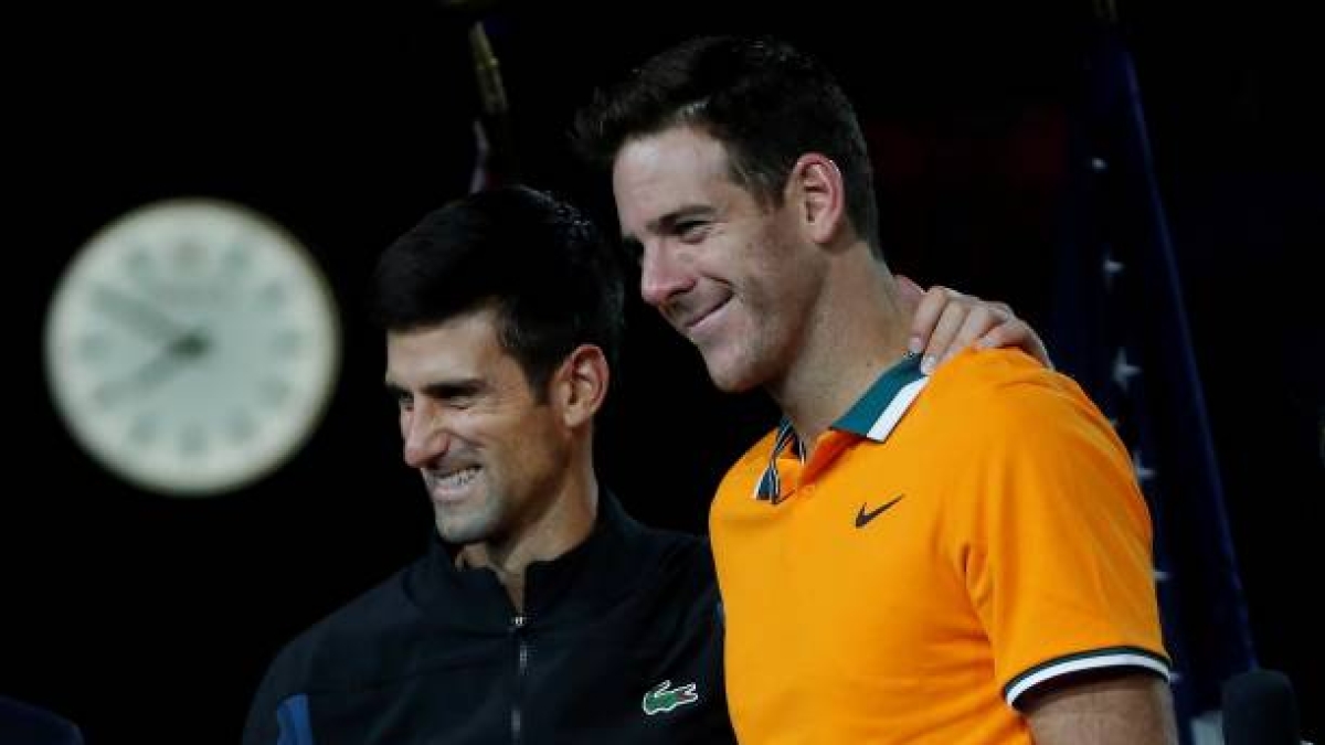 Djokovic y Del Potro, en el US Open. Foto: gettyimages
