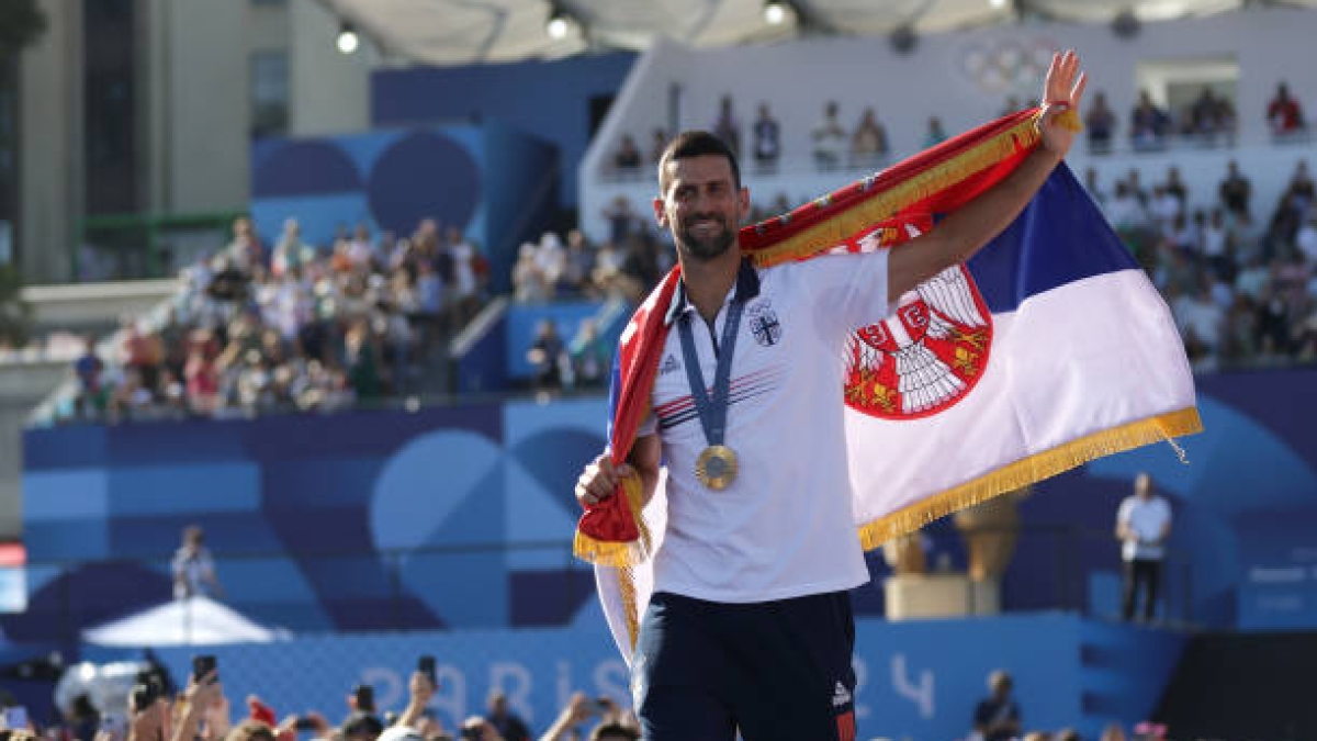 Novak Djokovic, preparativos para el US Open 2024. Foto: gettyimages