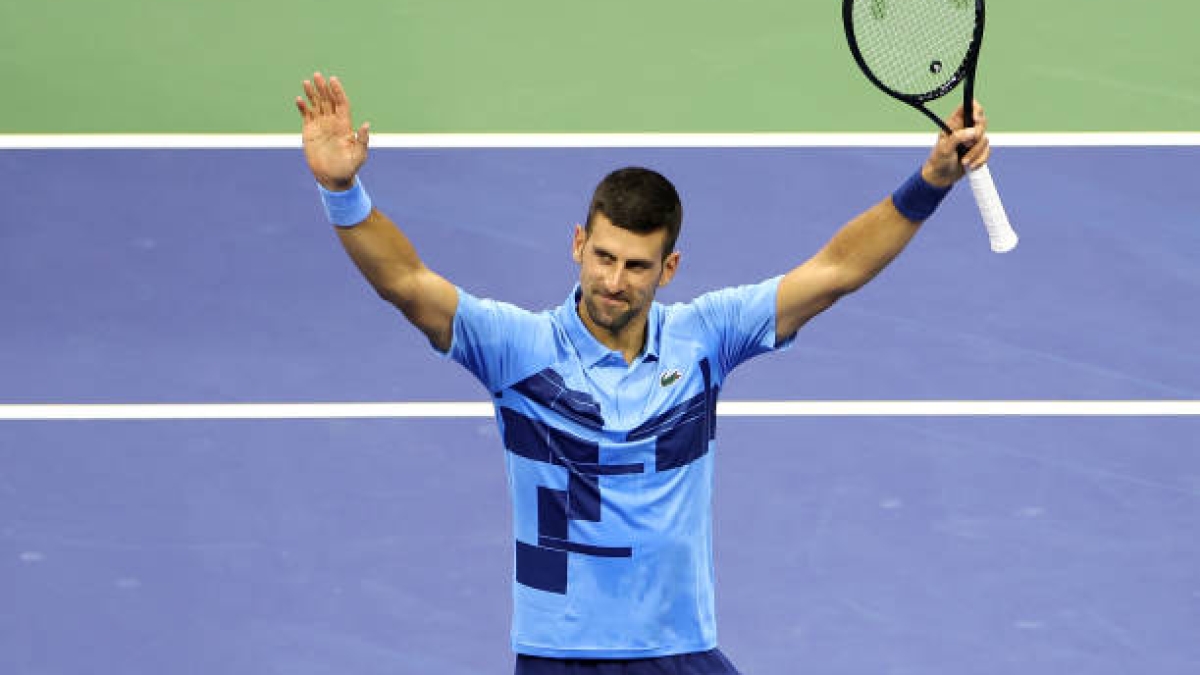 Novak Djokovic, tennis player with the most wins at Arthur Ashe. Photo: gettyimages