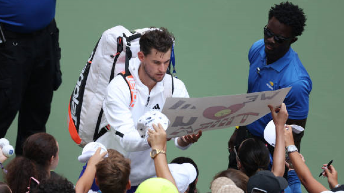 Dominic Thiem at the US Open 2024. Photo: Getty.
