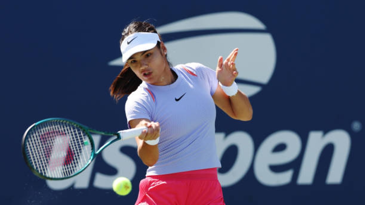 Emma Raducanu, competitive fire at US Open 2024. Photo: gettyimages