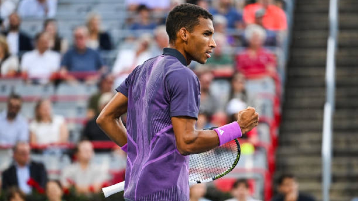 Felix Auger-Aliassime advances at the ATP Cincinnati 2024. Photo: Getty