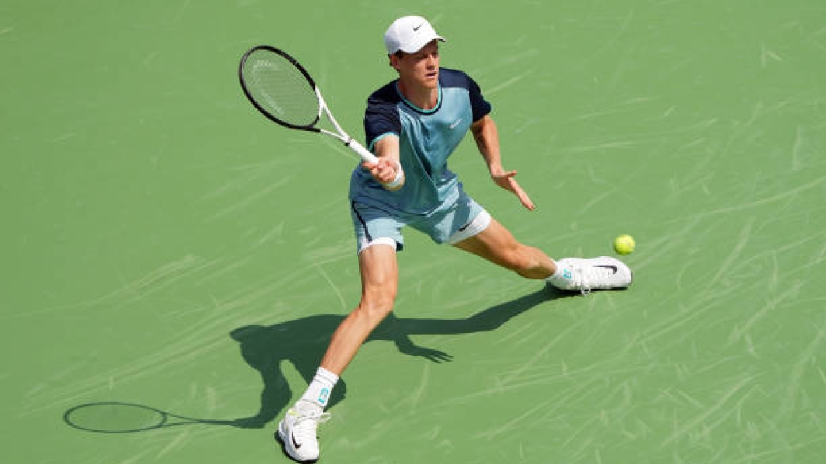 Jannik Sinner in Cincinnati 2024. Photo: gettyimages