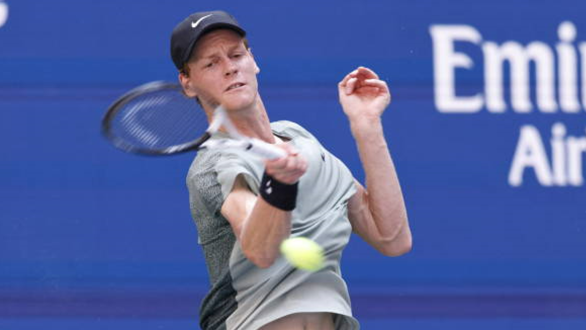 Jannik Sinner en el US Open 2024. Foto: getty