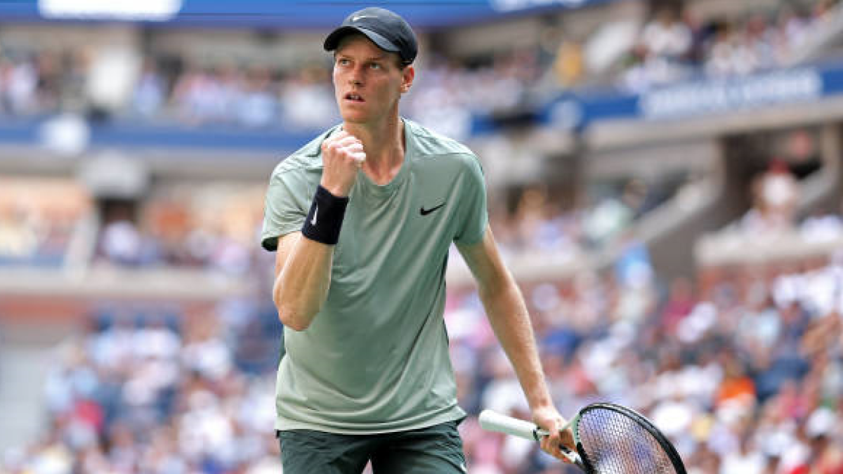 Jannik Sinner at the US Open 2024. Photo: Getty