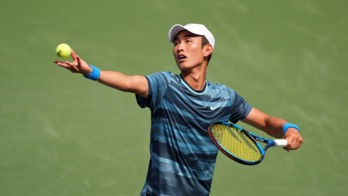 Juncheng Shang, en US Open 2024. Foto: getttyimages