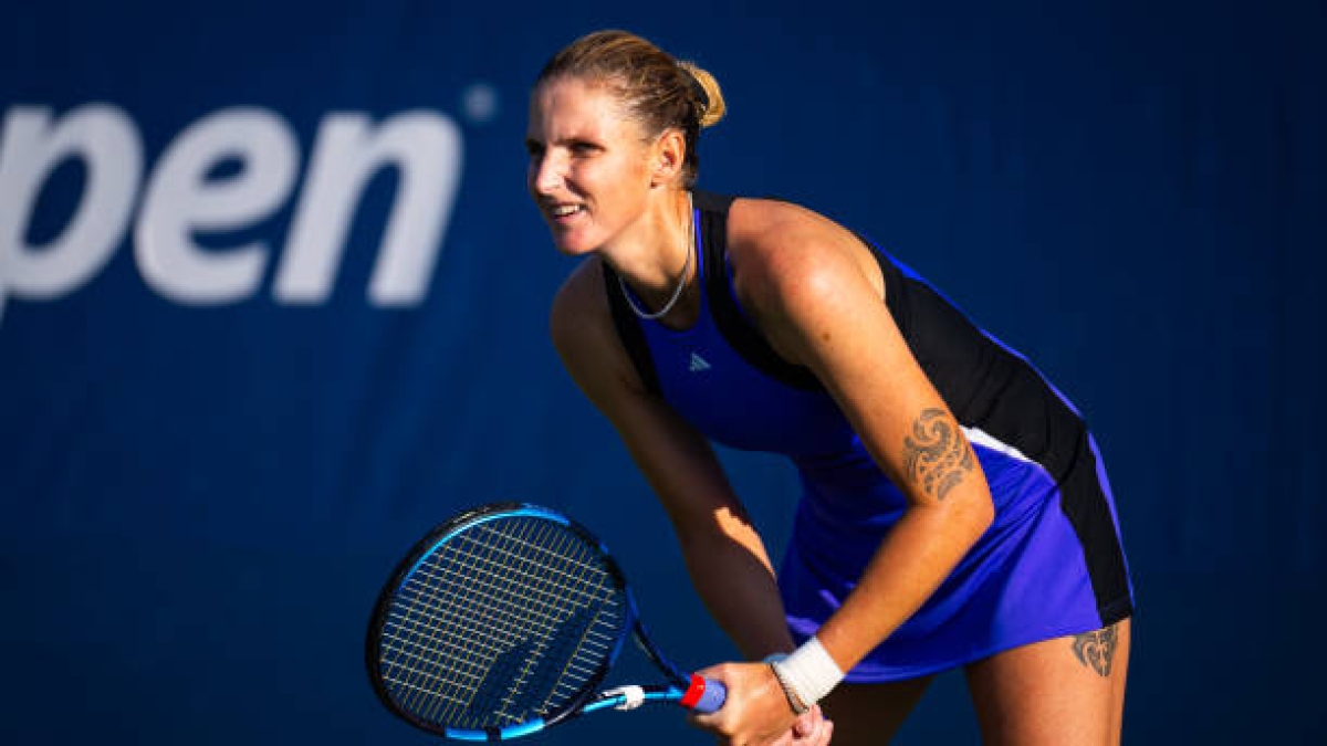 Karolina Pliskova, lesionada. Foto: gettyimages