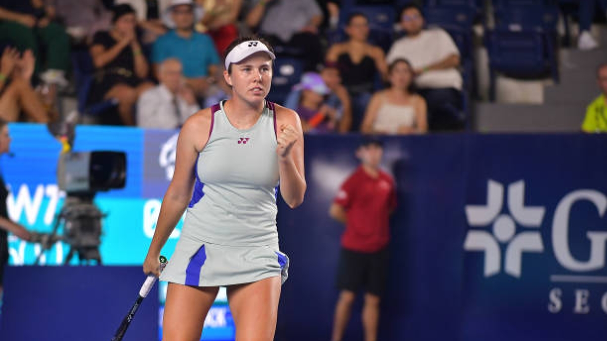 Linda Noskova, campeona en Monterrey. Foto: gettyimages