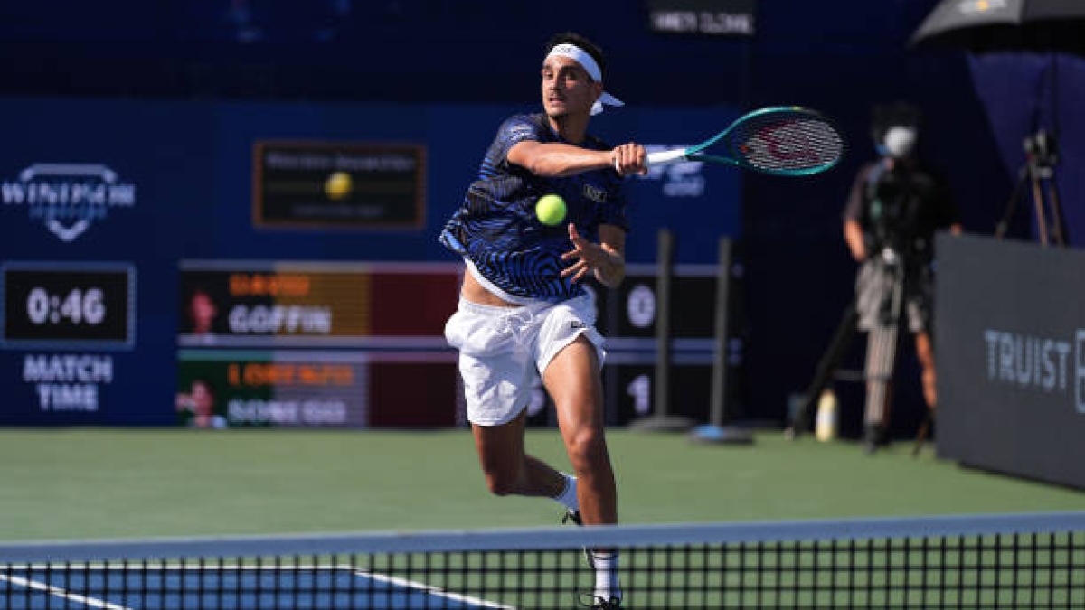 Lorenzo Sonego, champion at the ATP Winston-Salem 2024. Photo: Getty