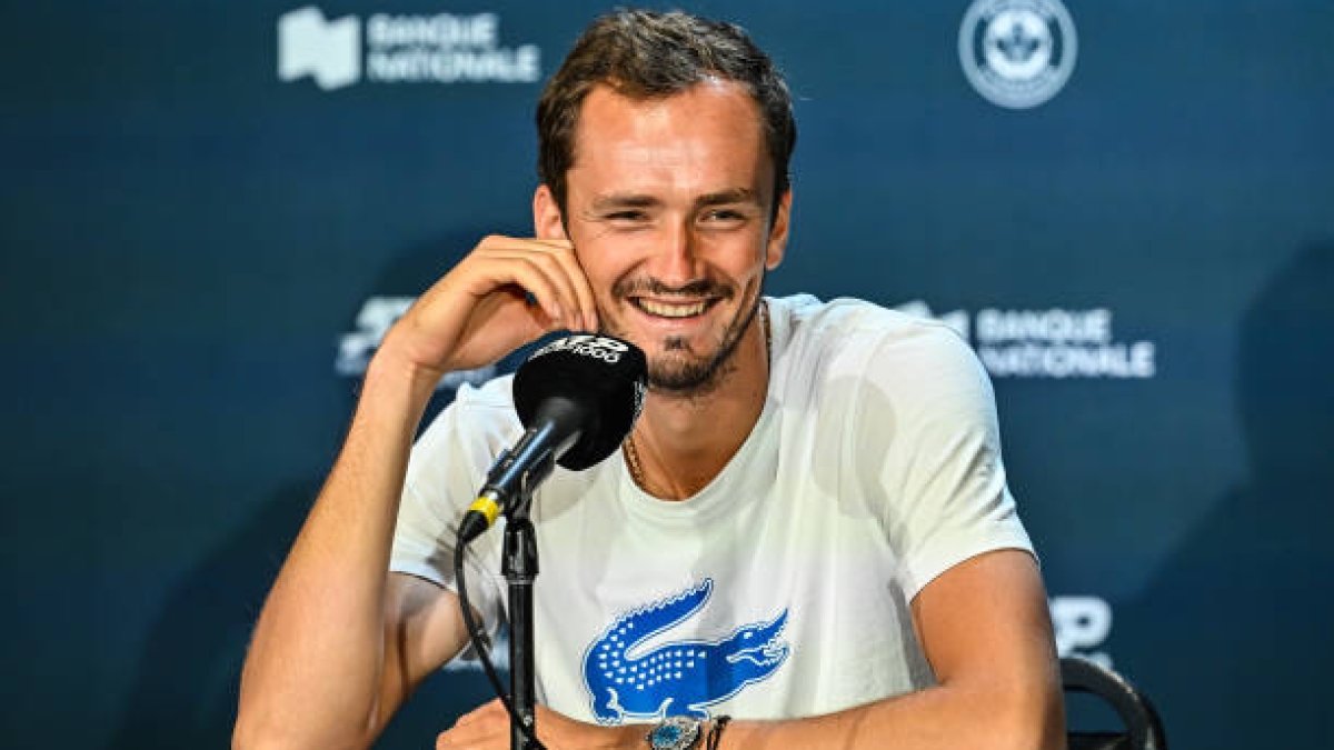 Daniil Medvedev, en rueda de prensa. Fuente: Getty