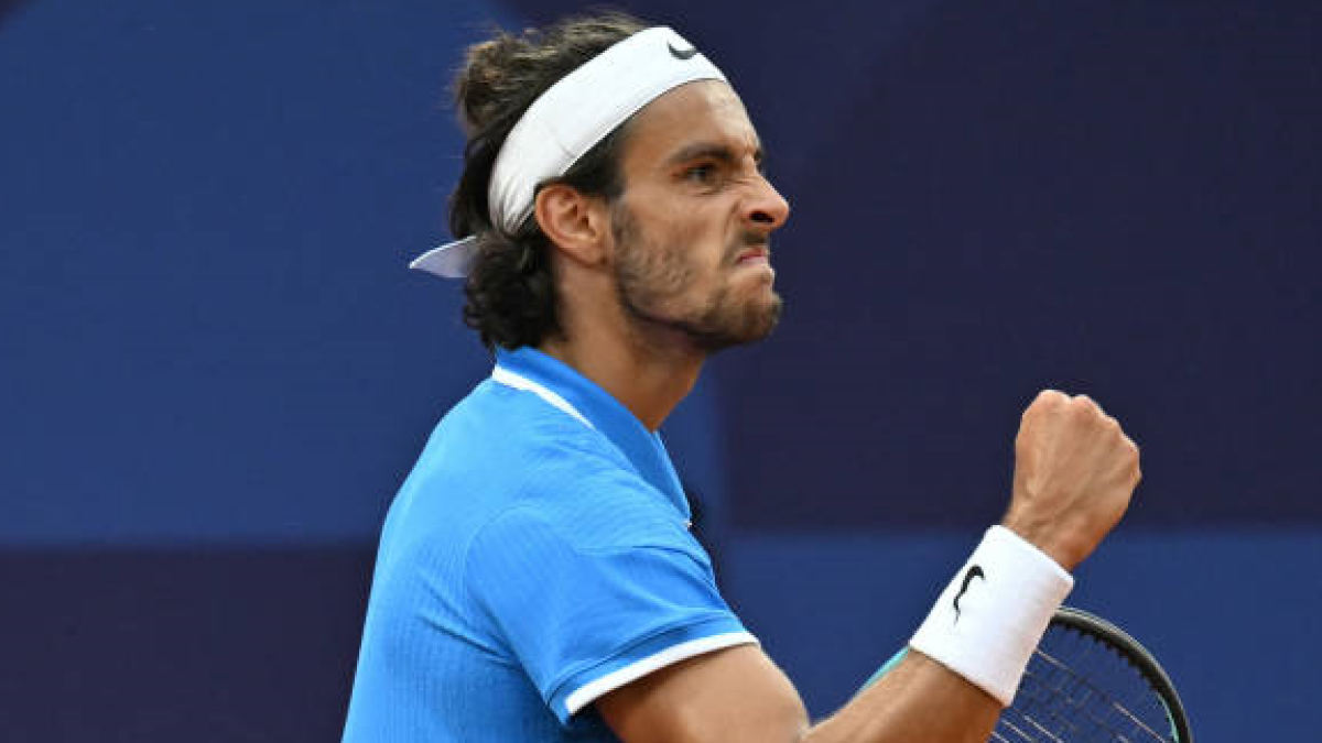 Lorenzo Musetti en los Juegos Olímpicos de París 2024. Foto: getty