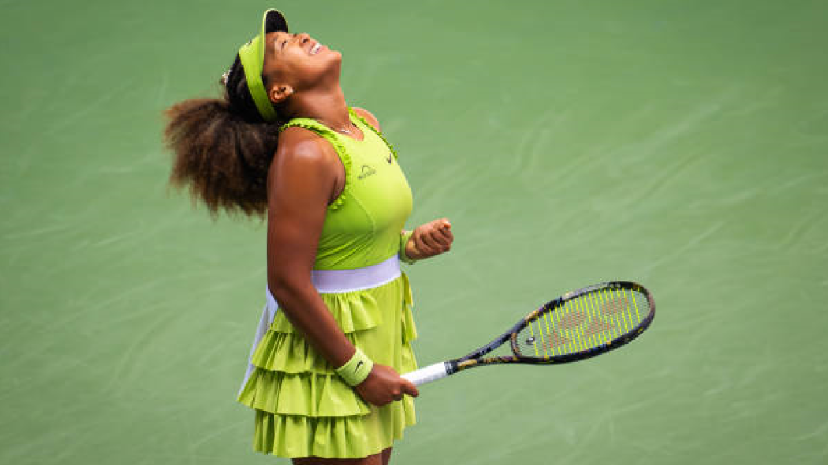 Naomi Osaka en el US Open 2024. Foto: getty