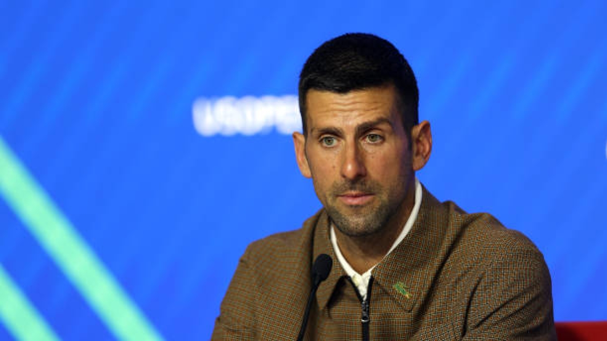 Novak Djokovic, afectado por el jet lag. Foto: gettyimages