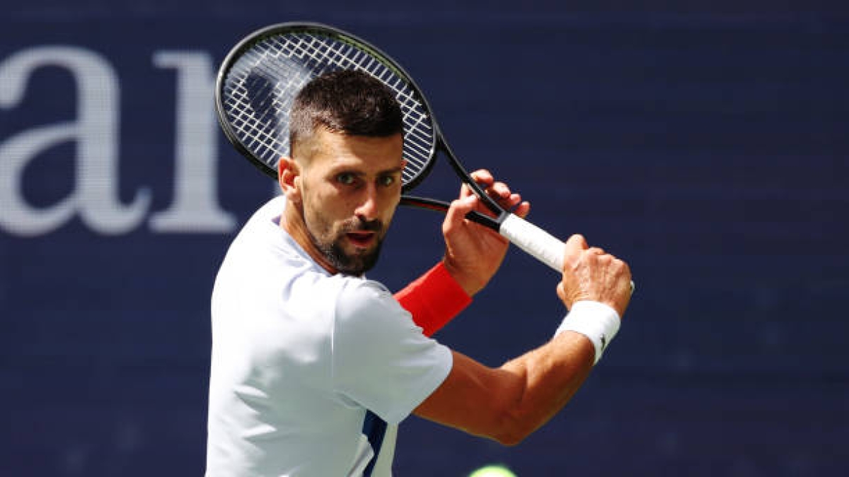 Novak Djokovic makes his debut at the US Open 2024. Photo: gettyimages