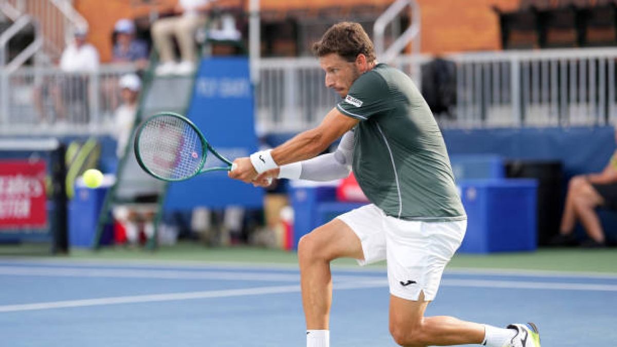Pablo Carreño in Winston-Salem 2024. Photo: gettyimages.