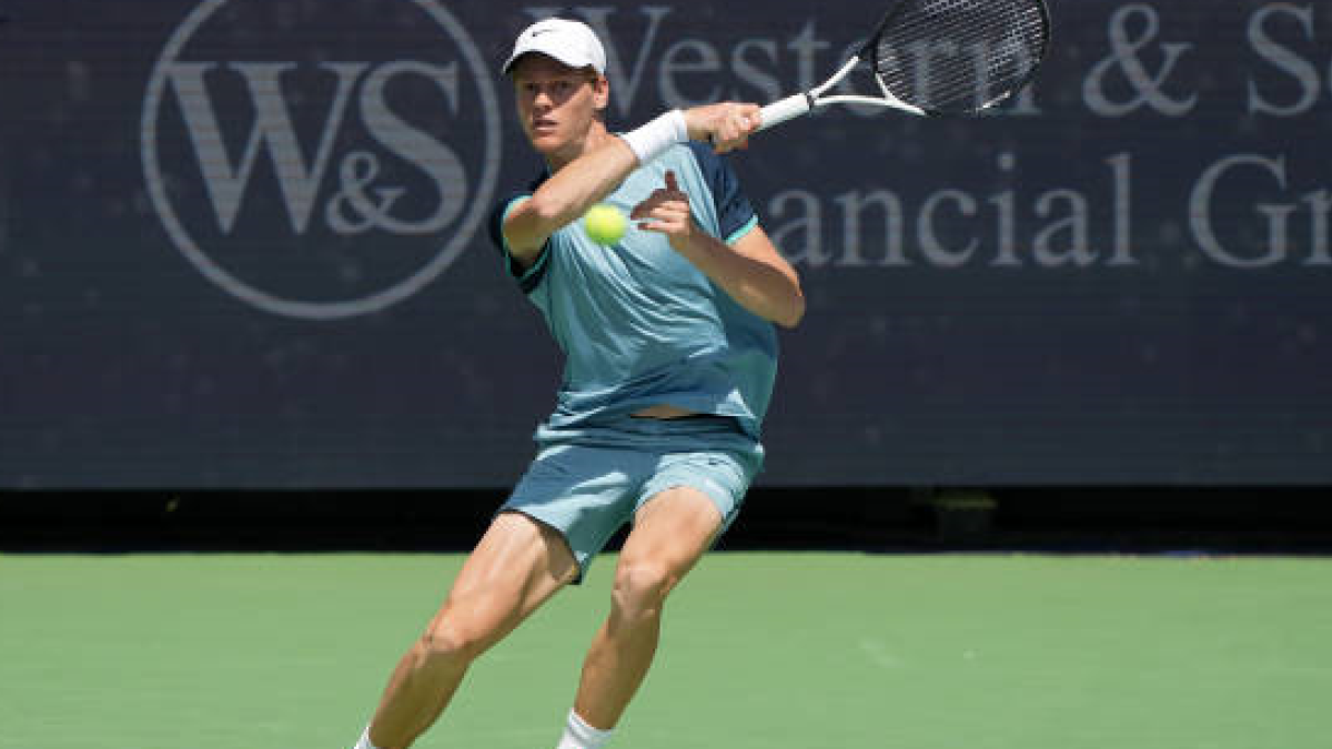 Jannik Sinner at the ATP in Cincinnati 2024. Photo: Getty