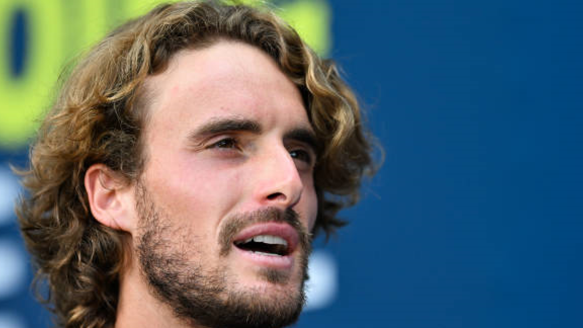 Stefanos Tsitsipas en el ATP de Cincinnati 2024. Foto: getty