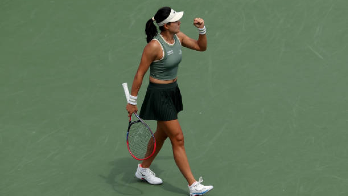 Yafan Wang, en US Open 2024. Foto: gettyimages