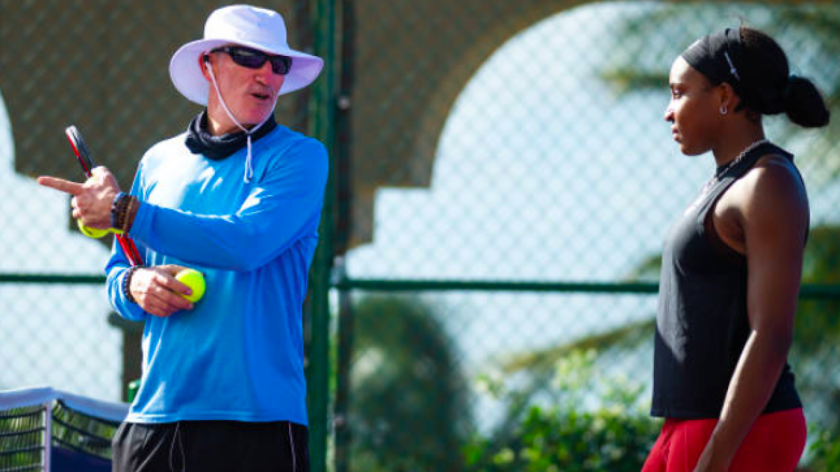 Brad Gilbert y Coco Gauff separan sus caminos. Fuente: Getty