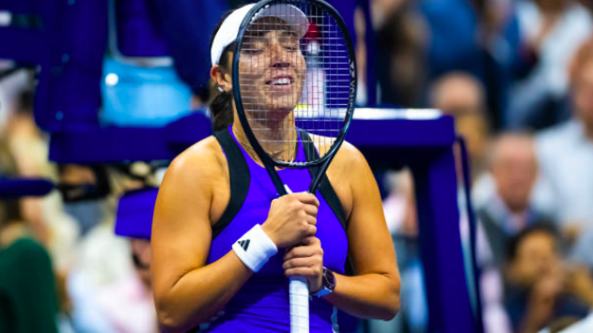 Jessica Pegula celebrates her pass to the final of the US Open 2024. Source: Getty