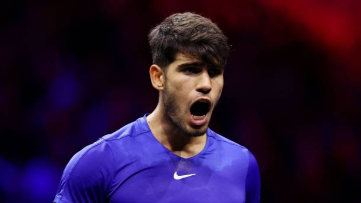 Carlos Alcaraz en la Laver Cup 2024. Foto: Getty