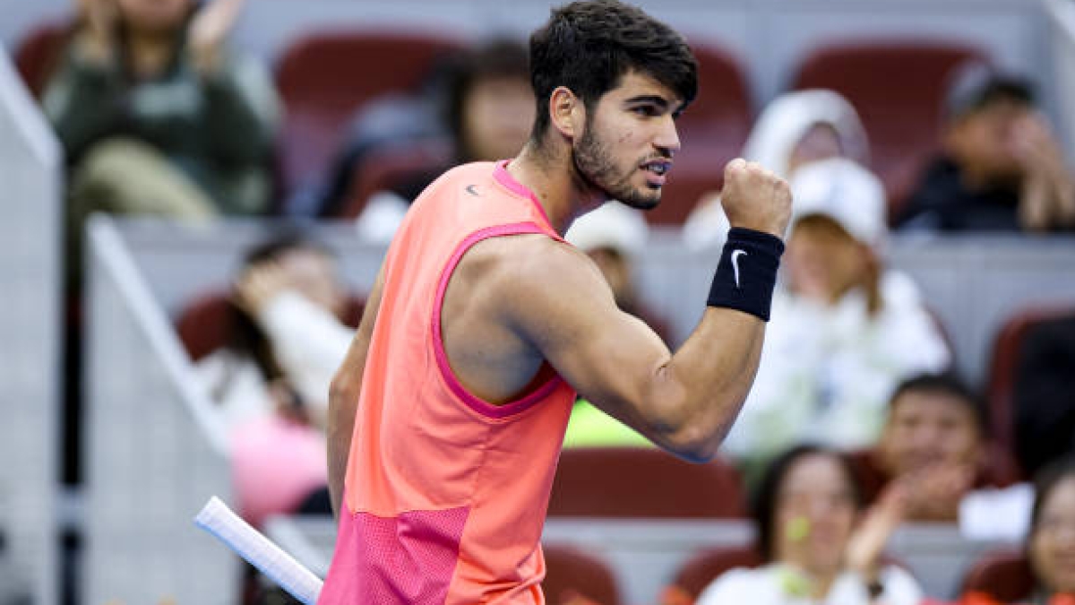 Carlos Alcaraz. Fuente: Getty