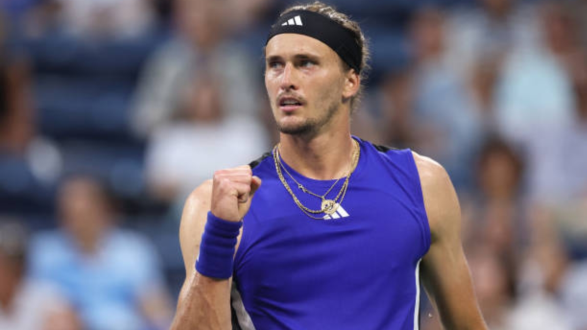 Alexander Zverev at the US Open 2024. Photo: Getty