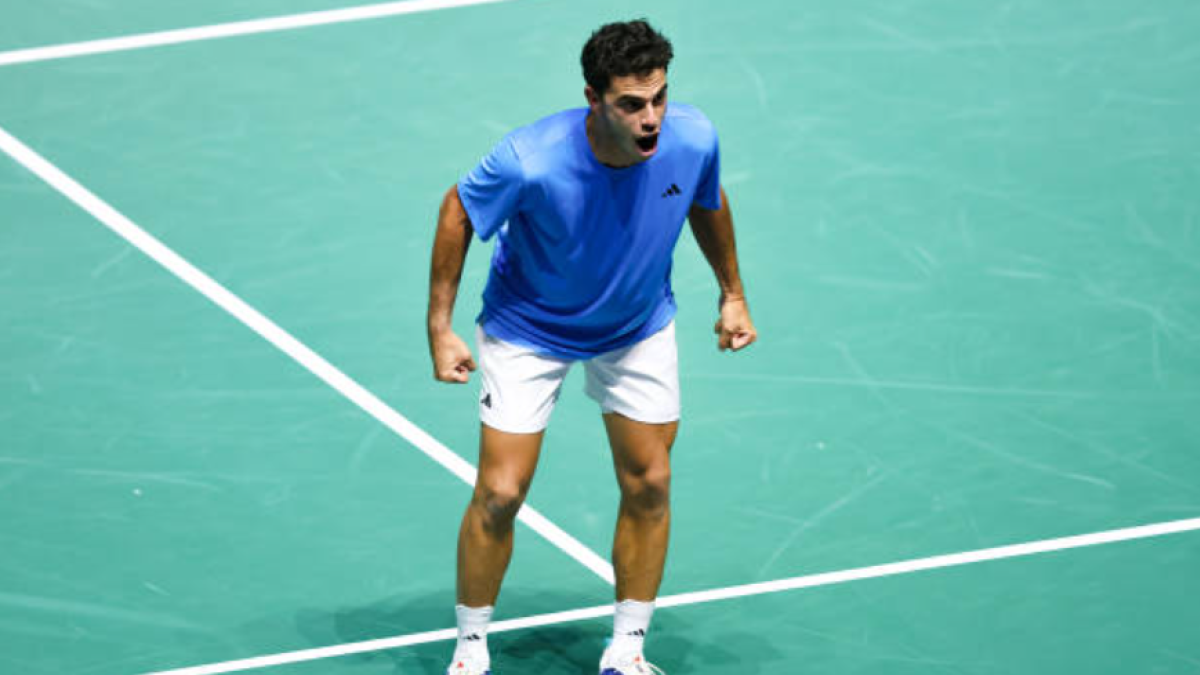 Francisco Cerúndolo en la Copa Davis 2024. Foto: Getty