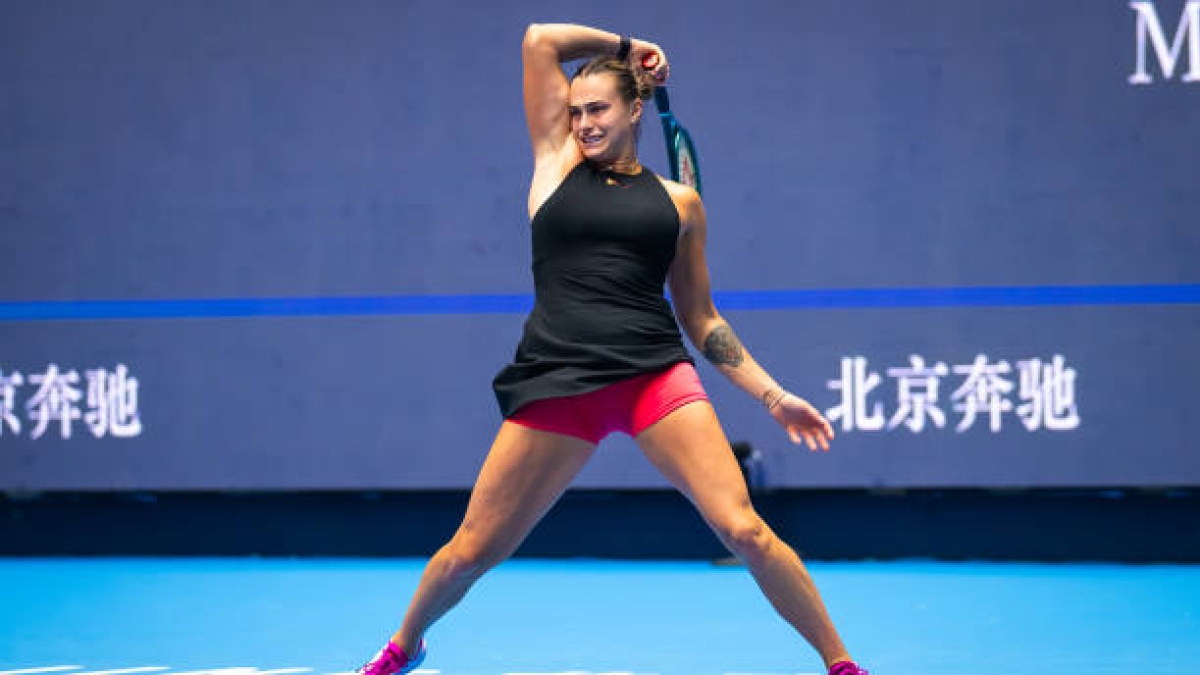 Aryna Sabalenka in Beijing. Photo: gettyimages