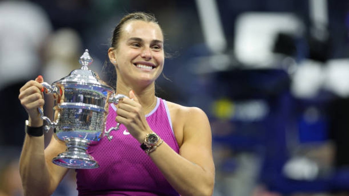 Aryna Sabalenka, ganadora del US Open 2024. Foto: Getty