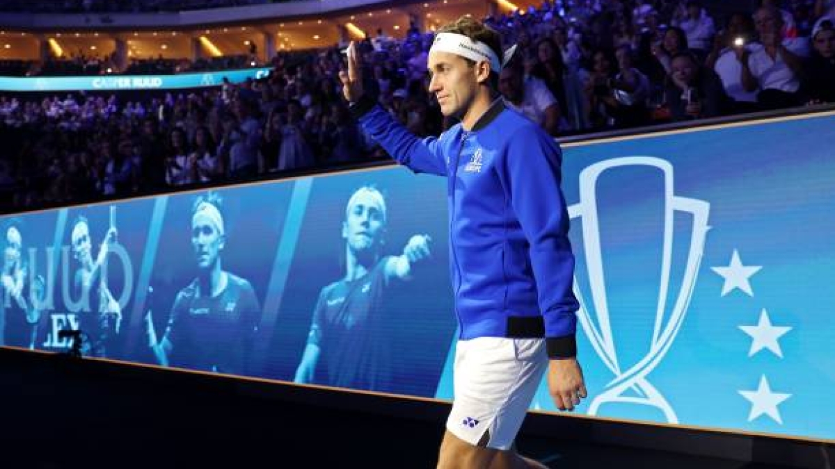 Casper Ruud, en Laver Cup 2024. Foto: gettyimages