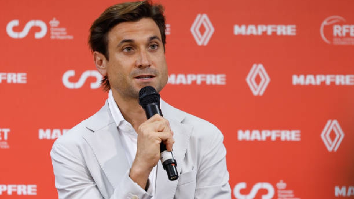 David Ferrer anuncia la presencia de Rafa Nadal en la fase final de la Copa Davis 2024. Foto: Getty