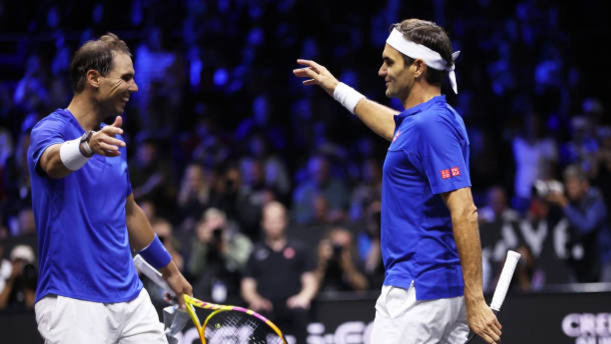 Federer, message to Nadal. Photo: Getty Images.