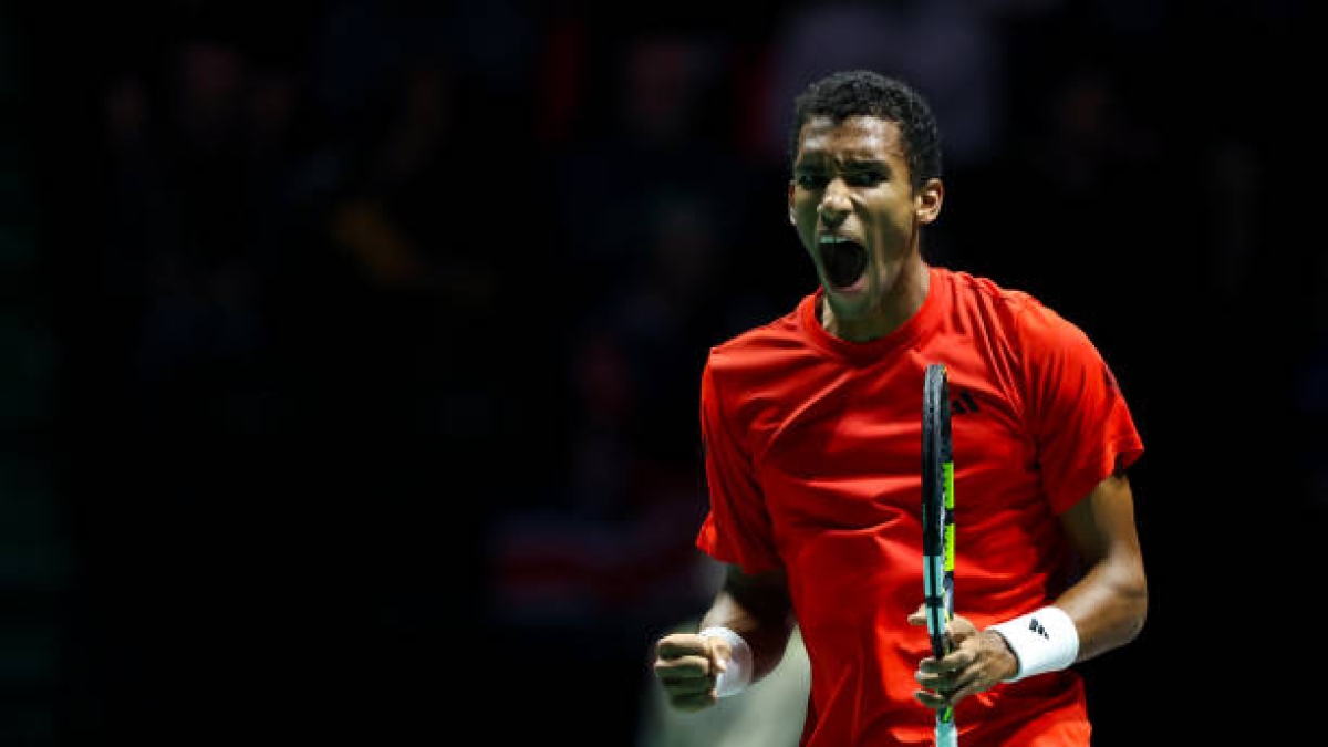 Félix Auger-Aliassime to Play in Davis Cup 2024. Photo: gettyimages