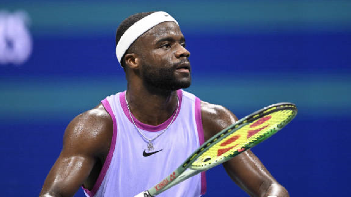 Frances Tiafoe en el US Open 2024. Foto: getty
