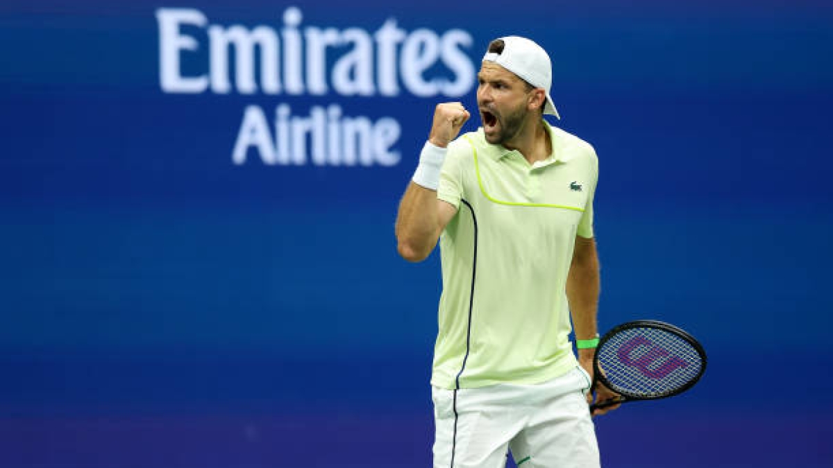 Grigor Dimitrov defeats Rublev at US Open 2024. Photo: gettyimages